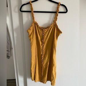Golden forever 21 dress